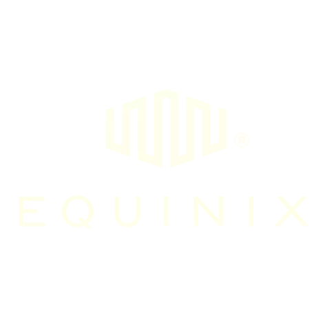 Equinix Logo: The Equinix logo encapsulates the essence of connectivity and digital transformation.