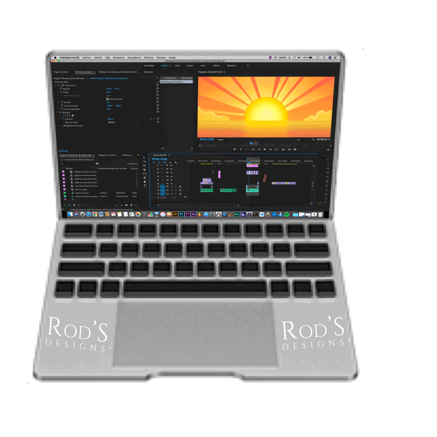 Animated Computer Simulating Video Editing